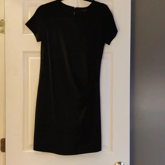 Banana republic Black knit crepe dress - Picture 1 of 4